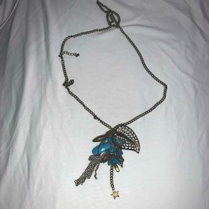 Boho charm necklace